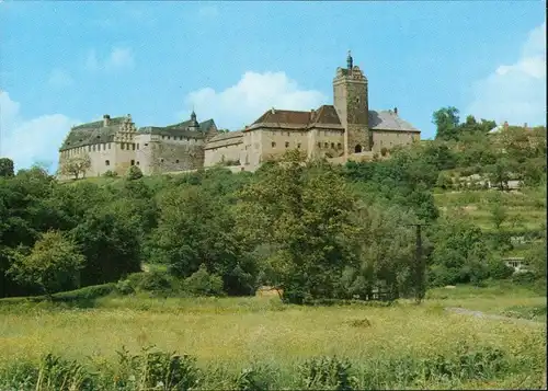 Allstedt Schloss Gesamtansicht Farbfoto von Schütze, Halle 1989