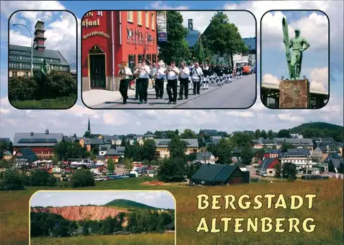 Altenberg (Erzgebirge) Mehrbild-AK ua. Musikverein,  2010