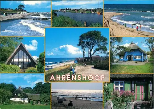 Ansichtskarte Fischland Umland-Ansichten Mehrbildkarte mit 9 Ansichten 1995