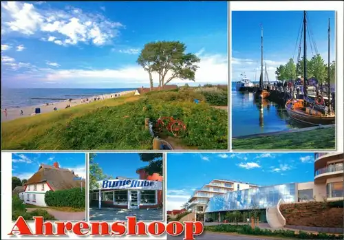 Ahrenshoop Stadtteilansichten Mehrbildkarte ua. mit "Bunte Stube" 2010