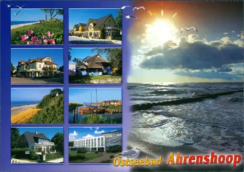 Ansichtskarte Ahrenshoop Stadtteilansichten, Häuser, Gebäude, Ostsee 2005