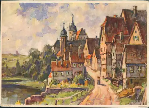 Gemälde nach H. Gleißner (Werbekarte Eduscho Kaffee Bremen) 1925