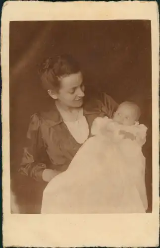 Ansichtskarte  Patin und Baby - Halberstadt 1921