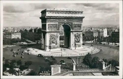 CPA Paris Pariser Triumphbogen Arc de Triomphe de l’Étoile 1950