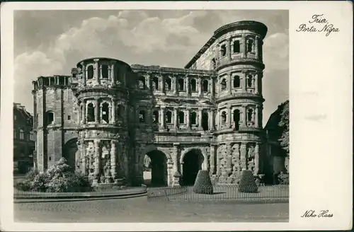 Trier Porta Nigra, Römisches Stadttor, historisches Bauwerk 1940