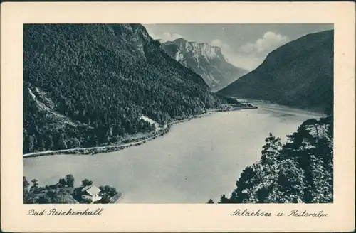 Ansichtskarte Bad Reichenhall Bad Reichenhall Salachsee mit Reiteralpe 1942