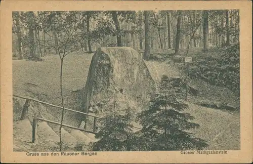 Ansichtskarte Rauen (Mark)-Spreenhagen Rauener Berge 1934