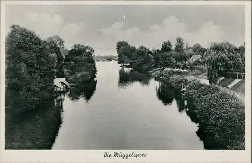 Woltersdorf Woltersdorfer Schleuse Gaststätte Bellevue Müggelspree 1934
