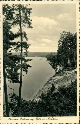 Rudczanny-Nieden (Niedersee) Ruciane-Nida Niedersee, Masuren Landschaft 1930