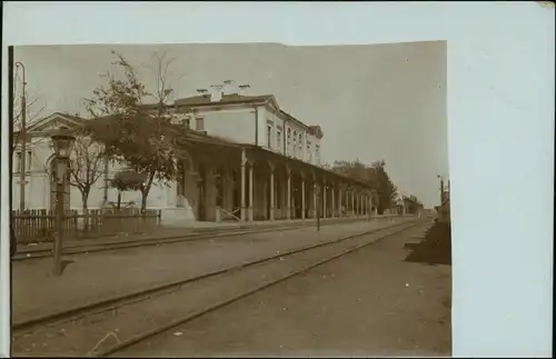 Technische Bauten / Einrichtungen & Gebäude - Bahnhof Privatfoto 1913 Privatfoto