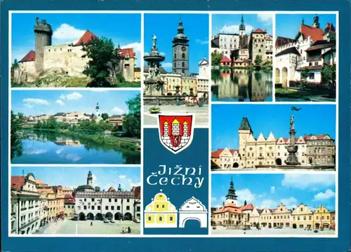 .Südböhmische Region .Jihočeský kraj STRAKONICE PÍSEK ČESKÝ KRUMLOV ČESKÉ BUDĚJOVICE. JINDŘICHŮV HRADEC PRACHATICE TÁBOR PELHŘIMOV 1990