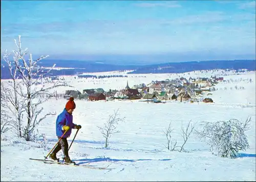 Gottesgab (böhmisches Erzgebirge) Boží Dar Langlauf Ski Schnee 1982