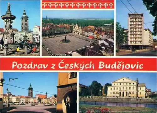 Budweis České Budějovice Žižkovo náměstí, Dům osvěty, Kavárna Perla 1980