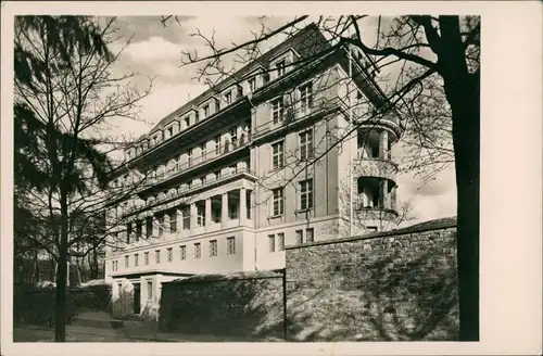 Ansichtskarte Wiesbaden Jugendherberge, Gebäude-Ansicht 1950
