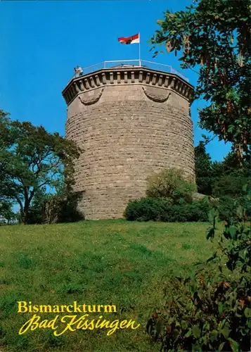 Ansichtskarte Bad Kissingen Bismarckturm, Aussichtsturm, Am Sinnberg 2000