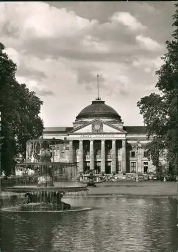 Ansichtskarte Wiesbaden Partie am Kurhaus 1965