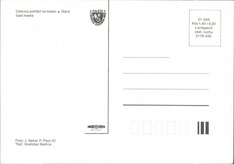 Neusohl Banska Bystrica Celkovy PohÄ¾ad Na Mesto Stara Cast Mesta 1990 Nr 156513 Oldthing Ansichtskarten Ehm Tschechoslowakei
