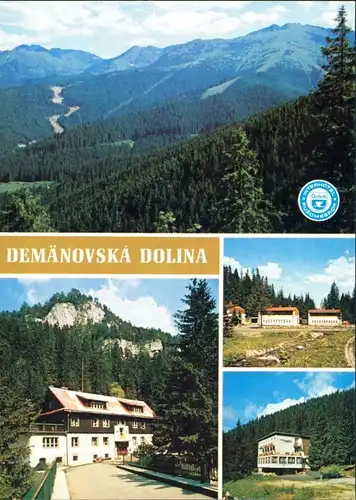 .Slowakei Pohľad na hlavný hrebeň, Chata Odboj  Hotel Družba Nízke Tatry 1990
