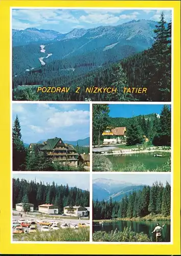 .Slowakei Mikulášska chata Chata Lúčky, Tri domky/Niedere Tatra/Nízke Tatry 1989