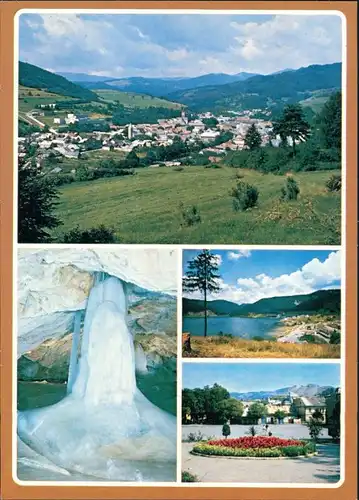 Dobschau Dobšiná Dobšinská ľadová jaskyňa, Studňa, priehrada, námestie 1990