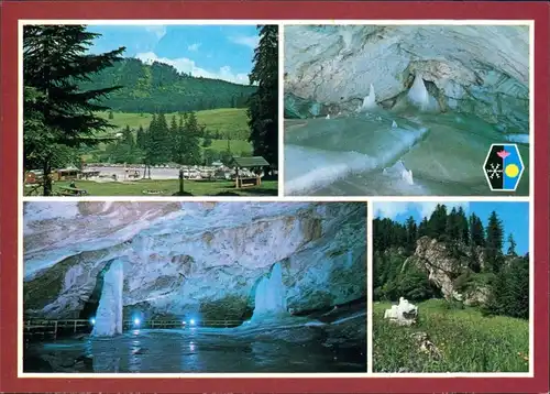 Postcard Dobschau Dobšiná DOBŠINSKÁ ĽADOVÁ JASKYŇA 1990