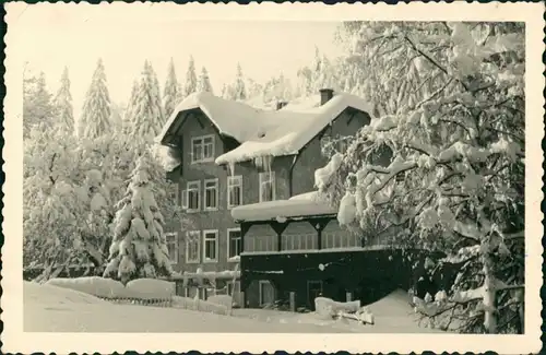 Schellerhau-Altenberg (Erzgebirge) Ferienlager mit viel Schnee im Winter 1970