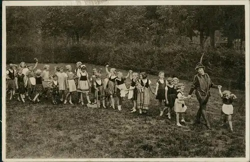 Ansichtskarte Hameln Künst. Darstellung der Rattenfänger Magda Fischer 1923