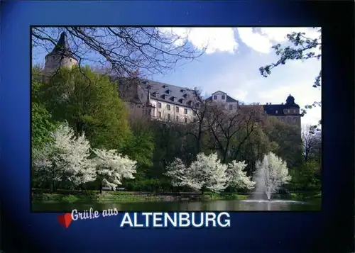 Ansichtskarte Altenburg Schloß 1995