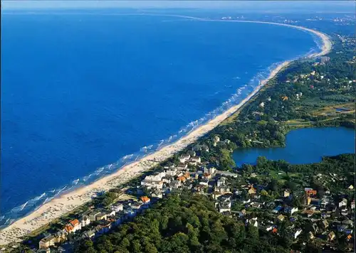 Ansichtskarte Bansin-Heringsdorf Usedom Luftbild 1995