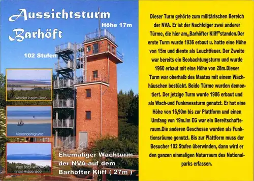 Ansichtskarte Klausdorf Aussichtsturm Barhöft 1995
