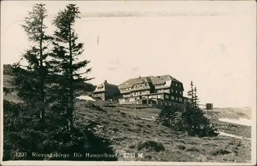 Brückenberg-Krummhübel Karpacz Górny Karpacz Hampelbaude  Akademicka 1932