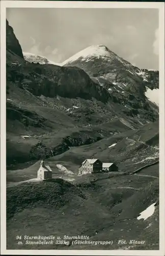 Ansichtskarte Zell am See Sturmhütte 1930