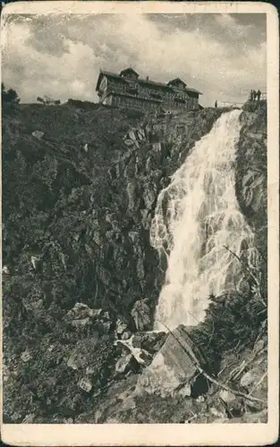 Spindlermühle Špindlerův Mlýn  Spindelmühle   Labská bouda Labský vodopád 1927