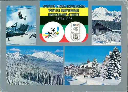 Tschirmer See-Vysoké Tatry Štrbské Pleso (Csorbató) Areál snov v Mlynickej doline, Hotel Patria, Helios, Hviezdoslav 1985