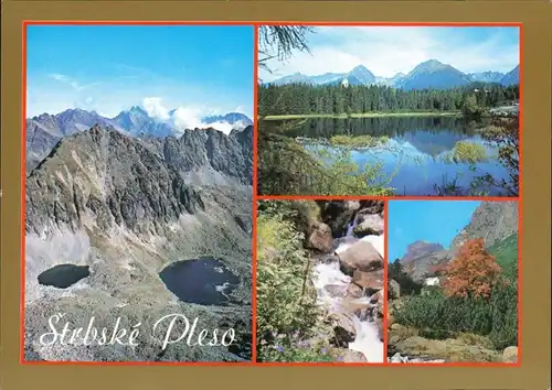 Tschirmer See-Vysoké Tatry Štrbské Pleso (Csorbató) Pohľad do Mlynickej doliny na Okrúhle pleso 1989