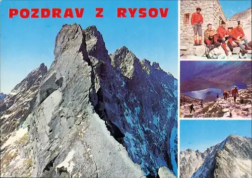 Vysoké Tatry Žabí kôň, Rysov, Chata pod Rysmi, Rysy, Žabích plies 1975