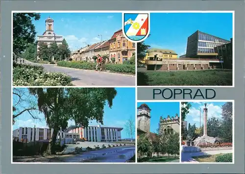 Deutschendorf Poprad Stanica ČSD, Športová hala, Pamätník Červenej armáde 1990