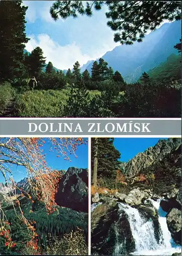 Vysoké Tatry Výstup Zlomiskovou dolinou, Ladový potok v doline Zlomisk 1989