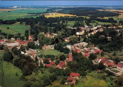 Ansichtskarte Basedow (Mecklenburg) Luftbild 1995