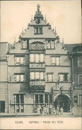 CPA Kolmar Colmar Kopfhaus 1903