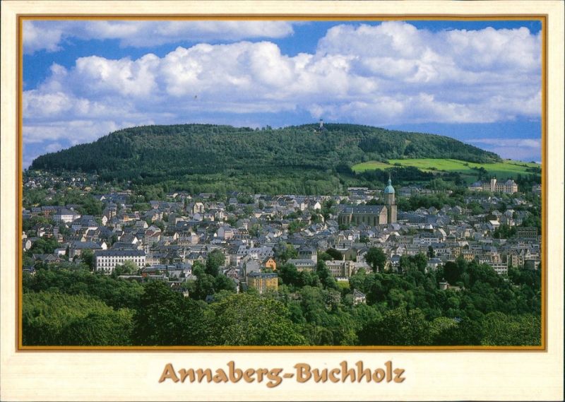 Ansichtskarte AnnabergBuchholz PanoramaAnsicht 2000 Nr