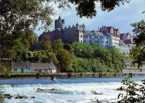 Ansichtskarte Bernburg (Saale) Schloß 1995