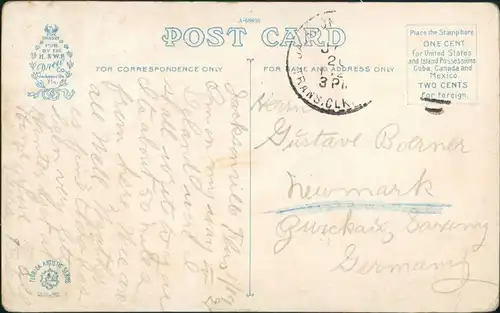 Jacksonville (FL) New Union Terminal Building, Street View with Cars 1920