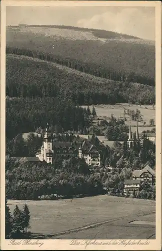 Bad Flinsberg Świeradów-Zdrój Panorama-Ansicht schlesischen Engadin 1931