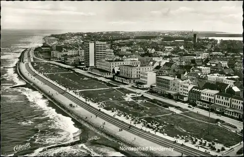 Ansichtskarte Norderney Luftbild 1966