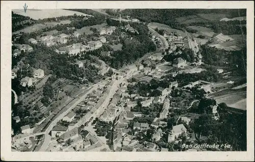 Ansichtskarte Bad Gottleuba-Berggießhübel Luftbild 1949