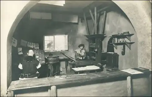 Ansichtskarte Leipzig Weltausstellung Buchgewerbe Heynsburger Mühle 1914