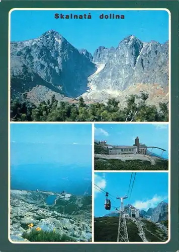 Vysoké Tatry Skalnatá dolina, Lomnický a Kežmarský štít 1989