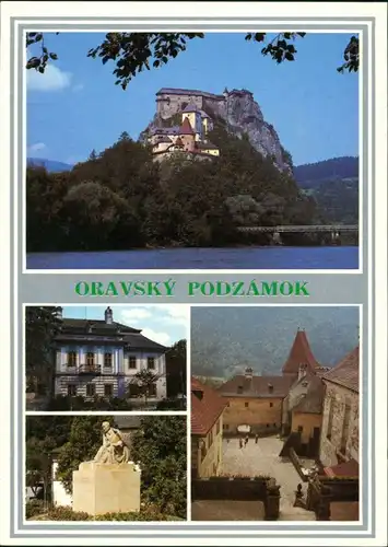 Unterschloss Arwa Oravský Podzámok Oravský hrad Budova prefektúry Arwaburg 1988