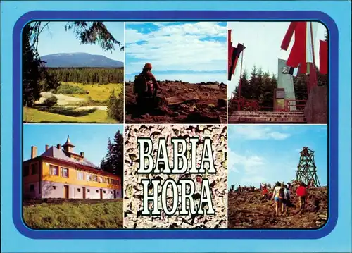 Postcard Zawoja Weiberberg/Babia Góra/Babia hora 1981
